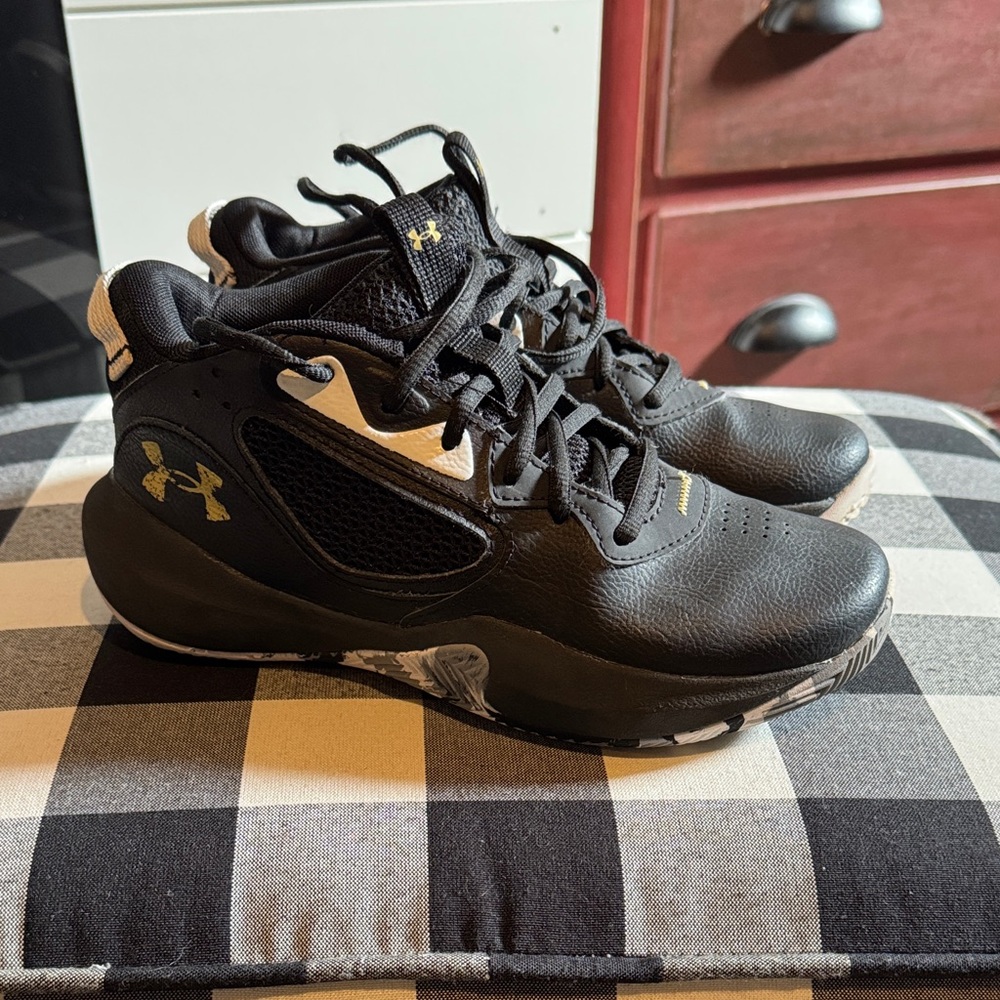 Under Armour Kids' Black and White Sneakers